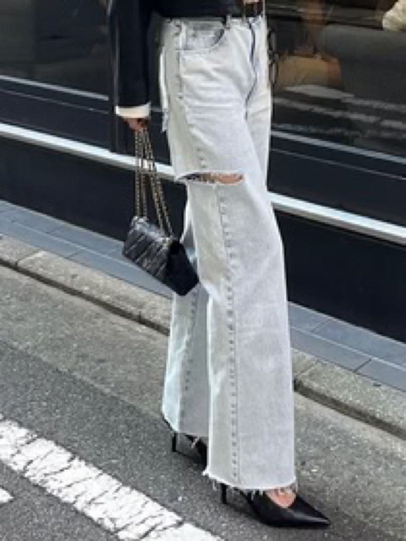 DIANTE サイドカットデニム