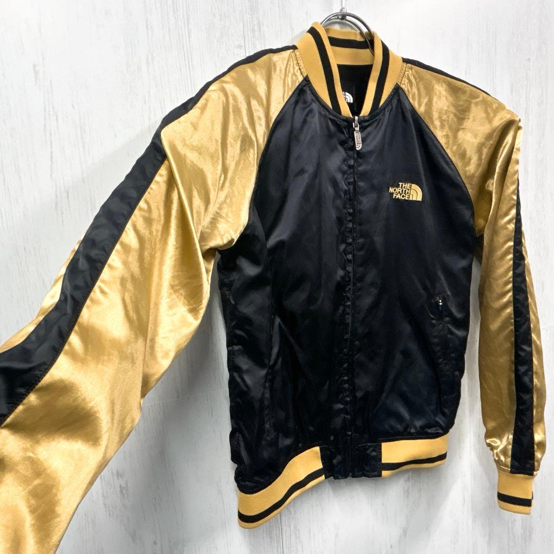 【希少】THE NORTH FACE MA-1 スカジャン黒金 M