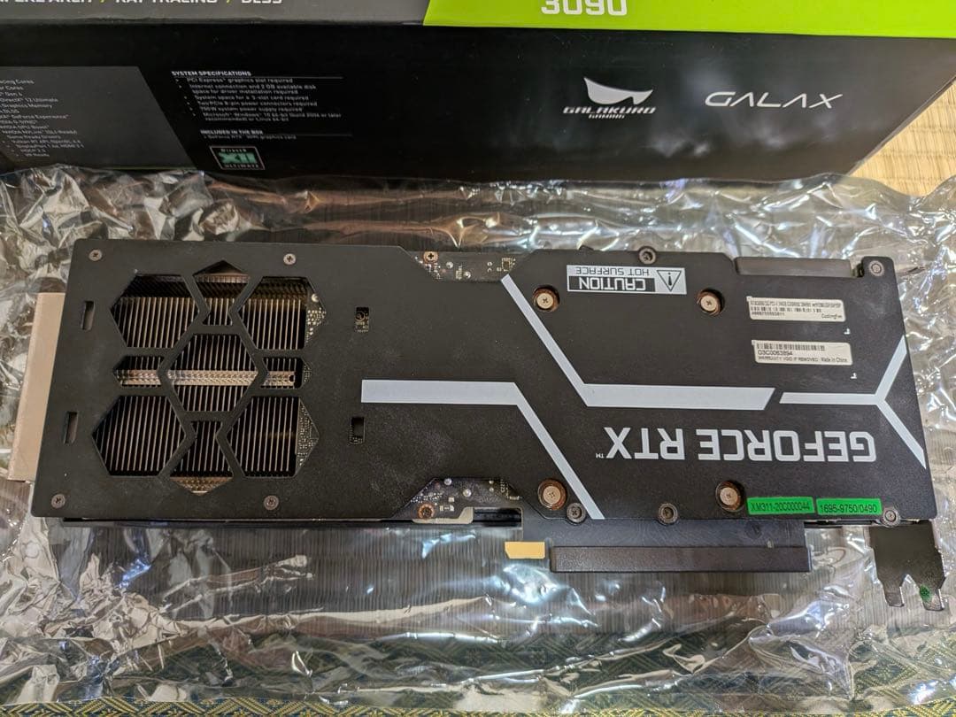 RTX 3090 24GB グラフィックボード【動作確認済】