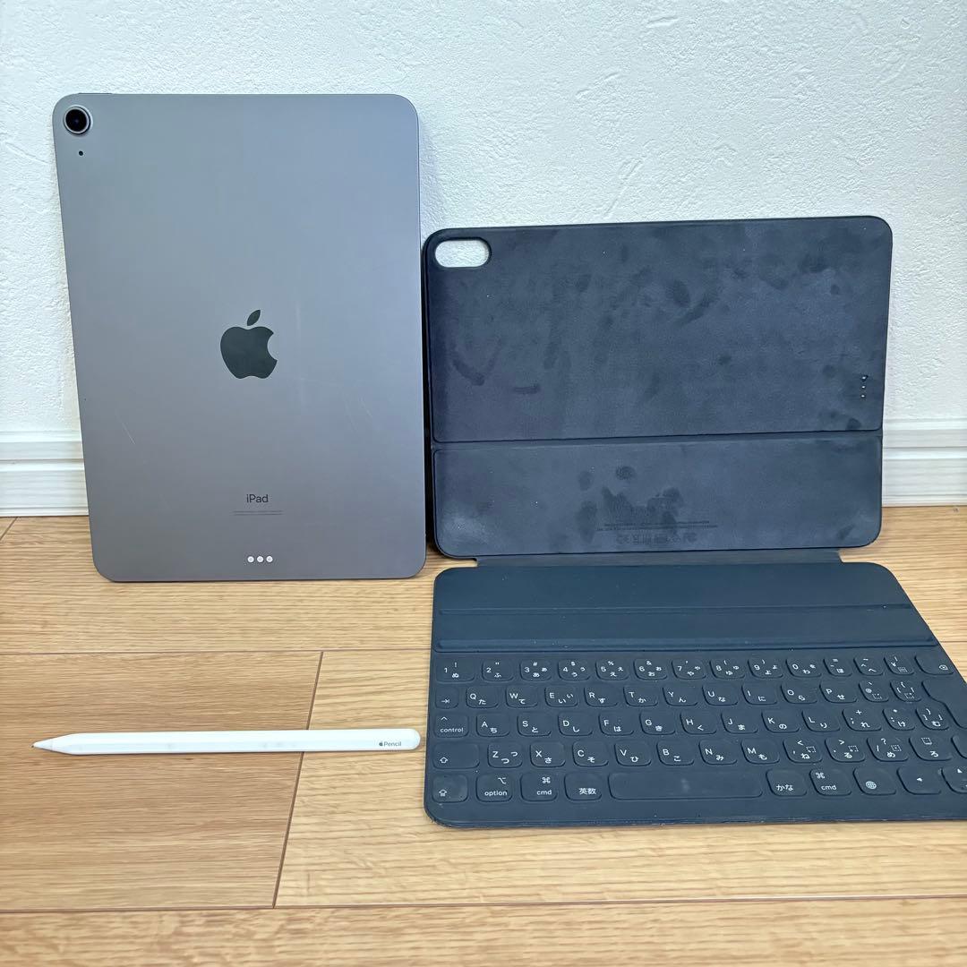 iPad、アップルペンシル、スマートキーボードフォリオ