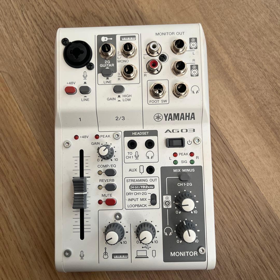 YAMAHA AG03 MK2 ライブストリーミングミキサー