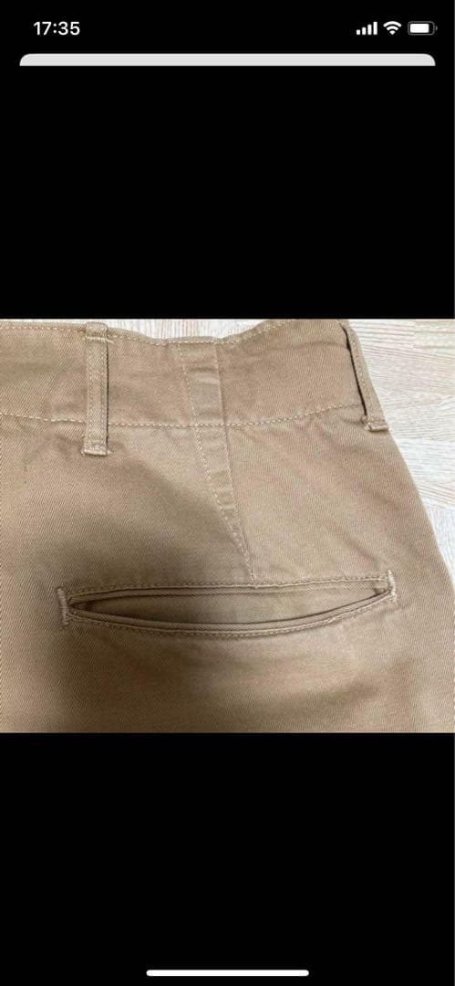 40s ヴィンテージ　41カーキ khaki チノ　メタルボタン