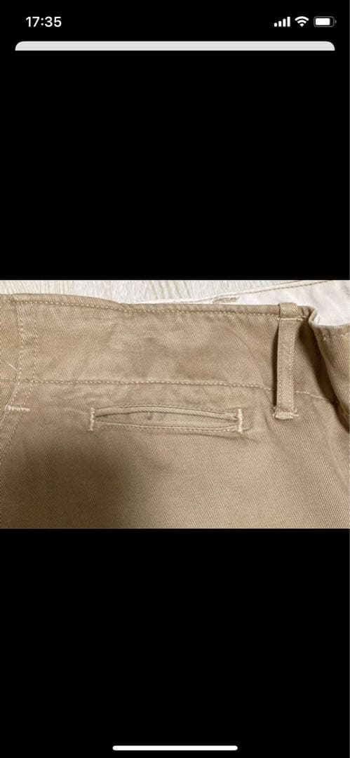 40s ヴィンテージ　41カーキ khaki チノ　メタルボタン