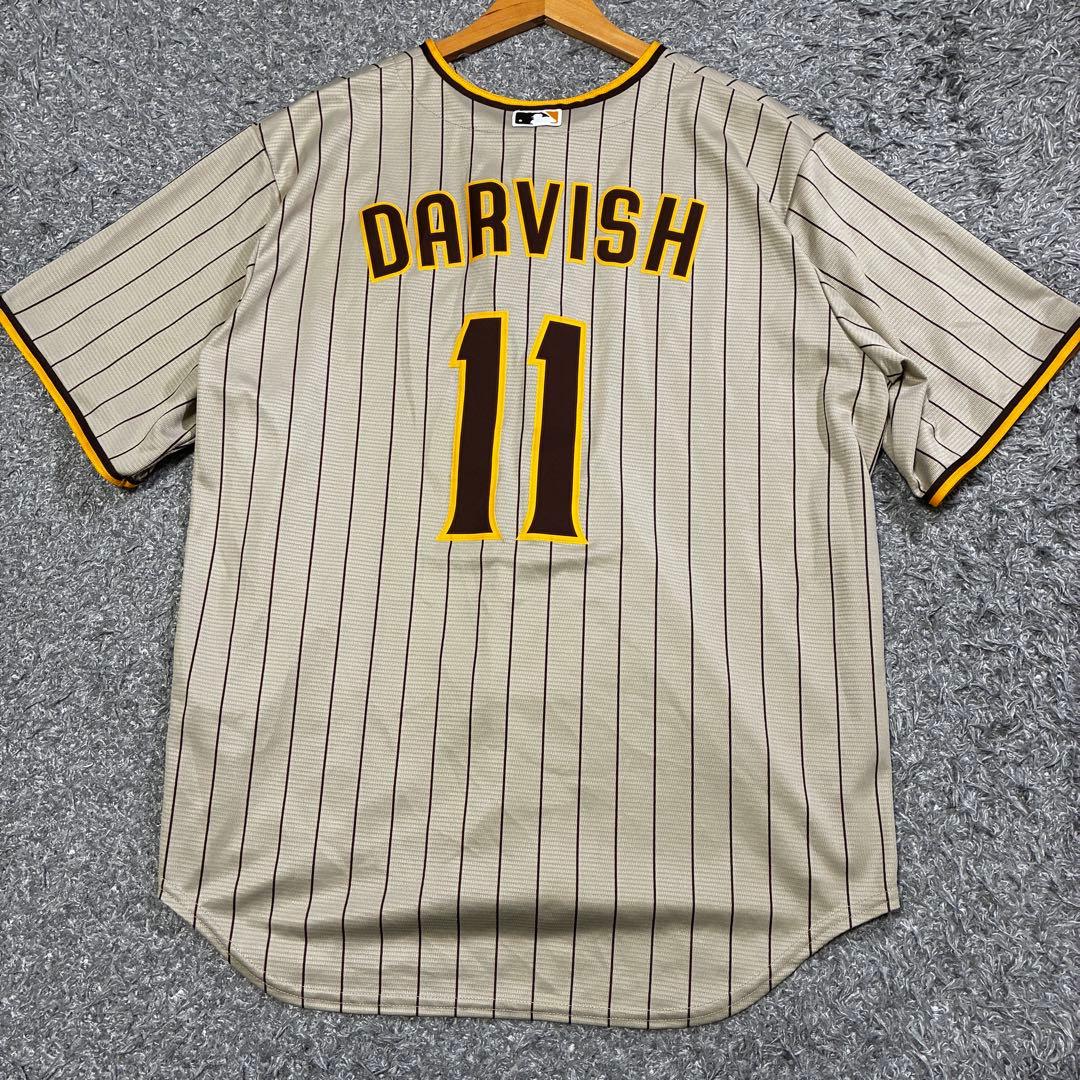 【美品】NIKE パドレス ダルビッシュ #11 レプリカ XL 限定色 タン