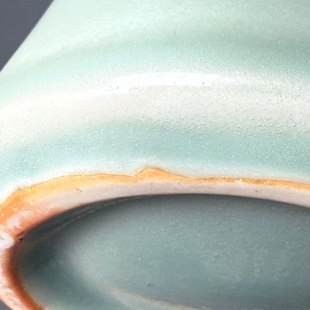 後期鍋島　青磁筒形花生　蒐集家放出品　特注共箱付　同手図録掲載品　最高峰の造形美