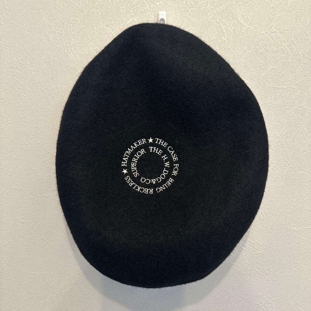 THE HW DOG&CO. ベレー帽　ブラック