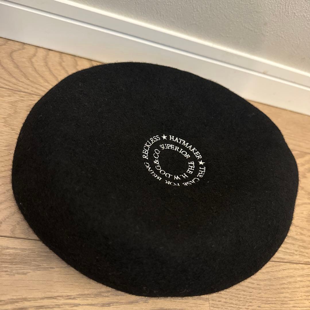 THE HW DOG&CO. ベレー帽　ブラック
