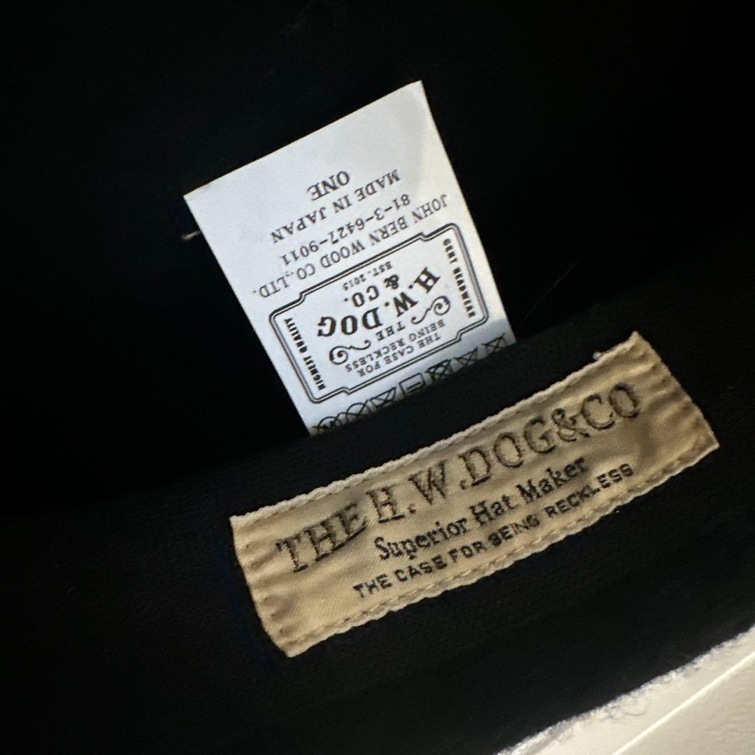 THE HW DOG&CO. ベレー帽　ブラック