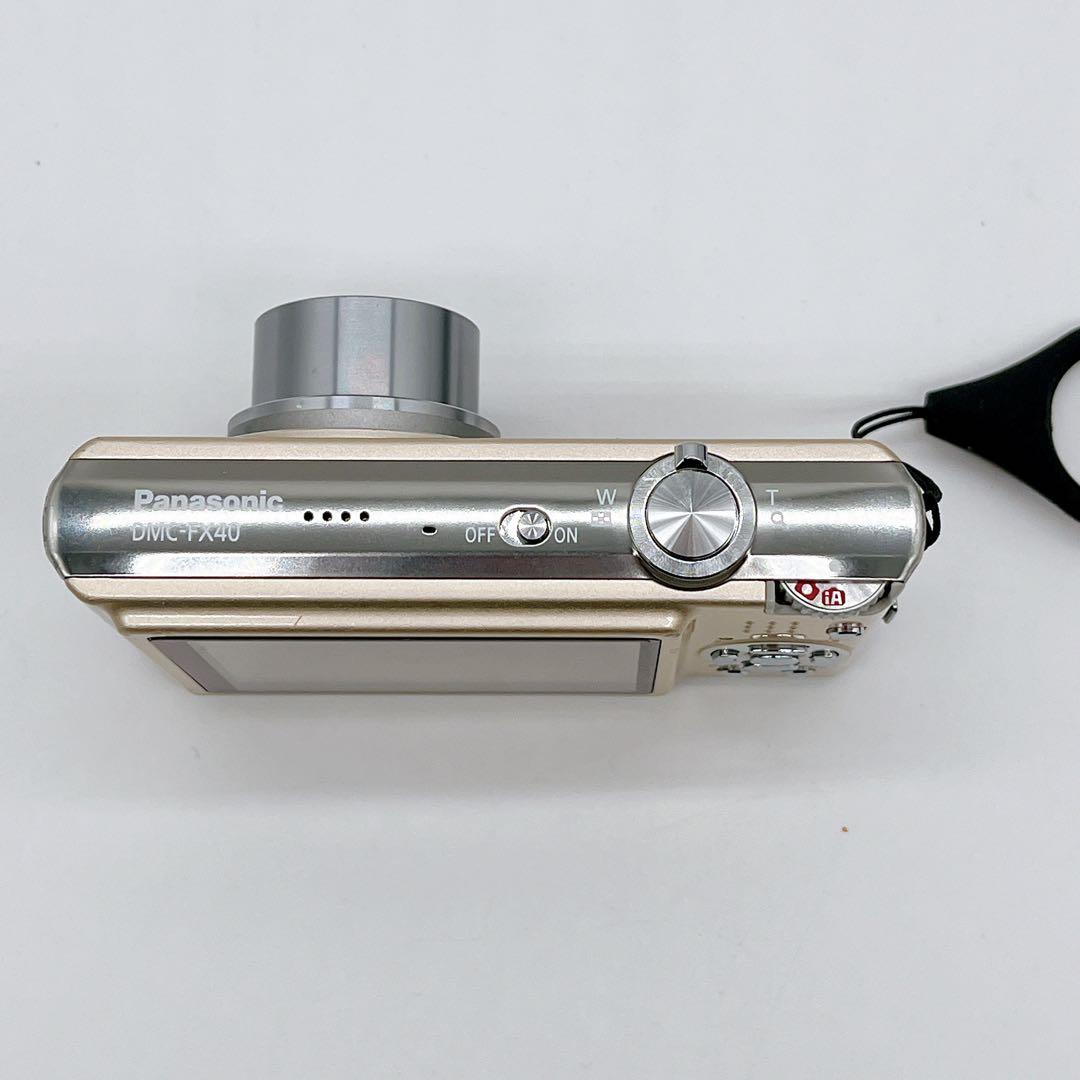 【美品】Panasonic LUMIX FX-40 ゴールド オールド 動作品