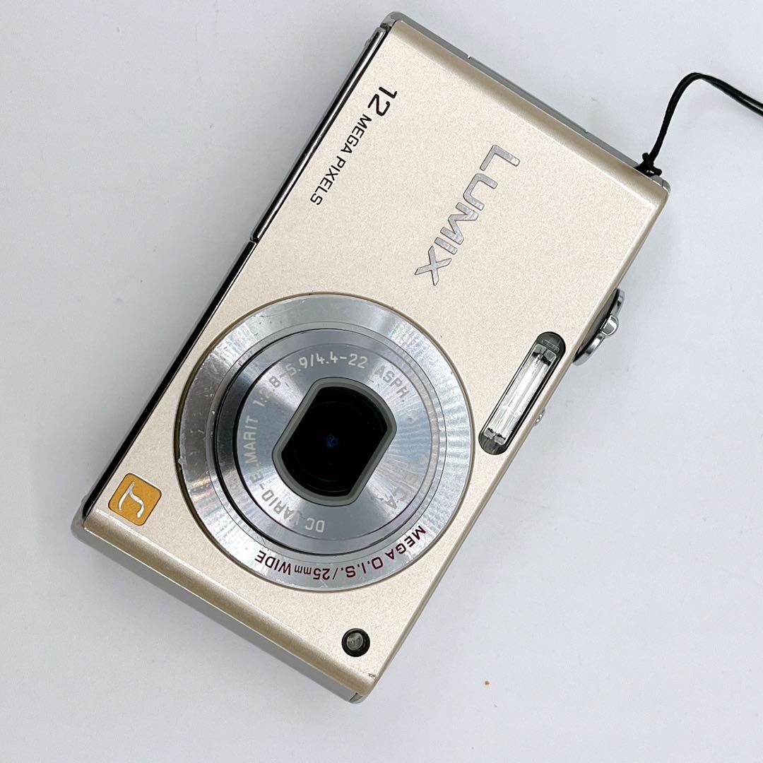 【美品】Panasonic LUMIX FX-40 ゴールド オールド 動作品