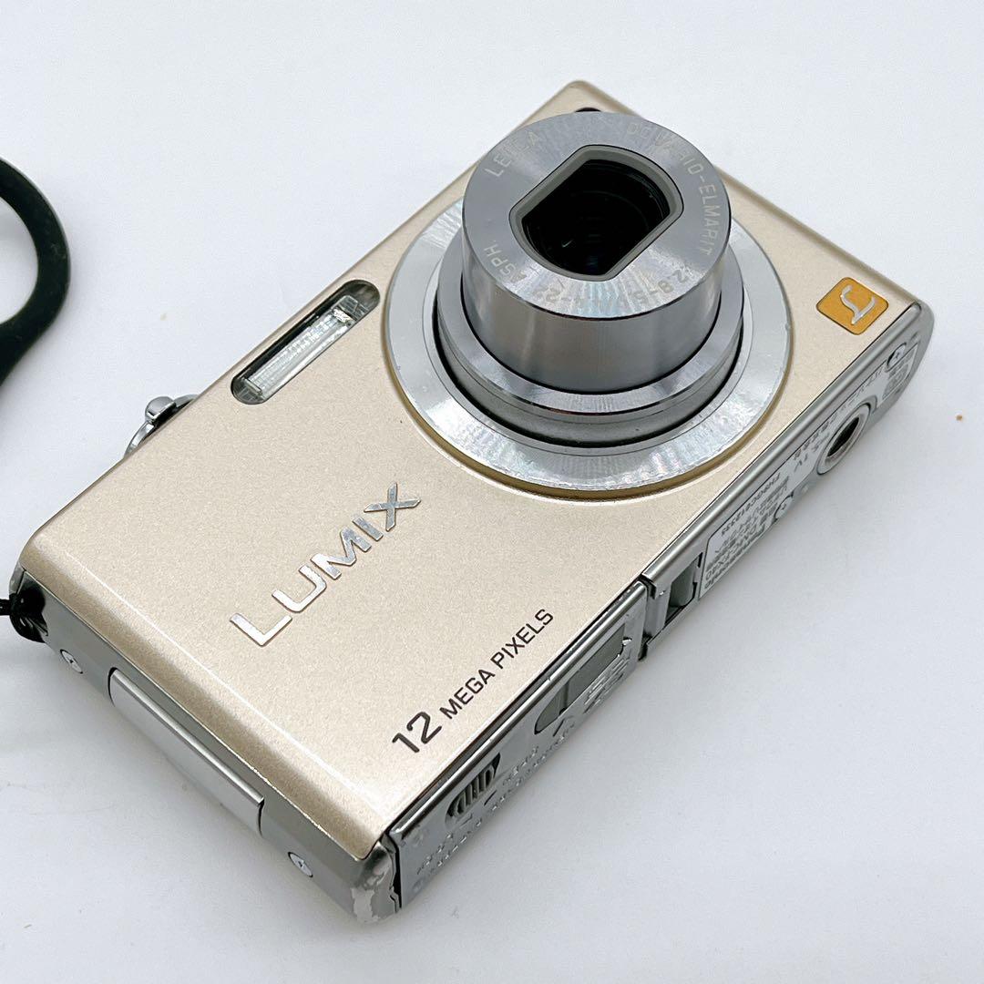 【美品】Panasonic LUMIX FX-40 ゴールド オールド 動作品