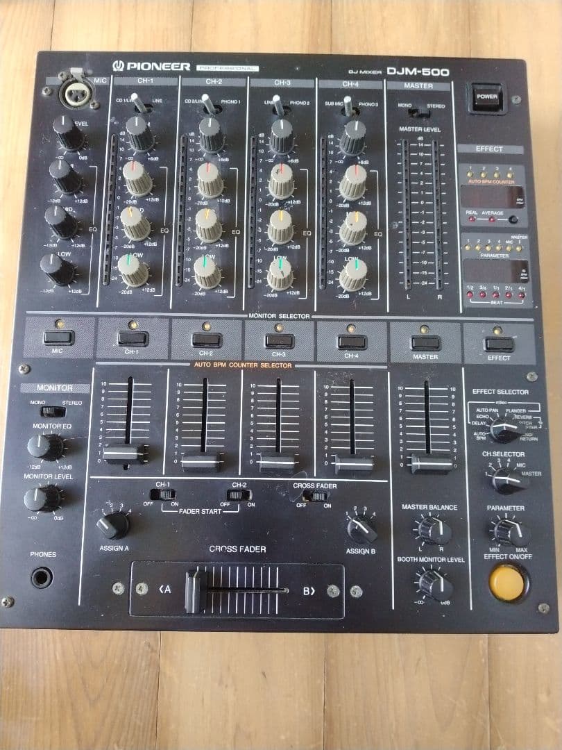 ojun　名機　パイオニア　DJミキサー　DJM-500　動作品