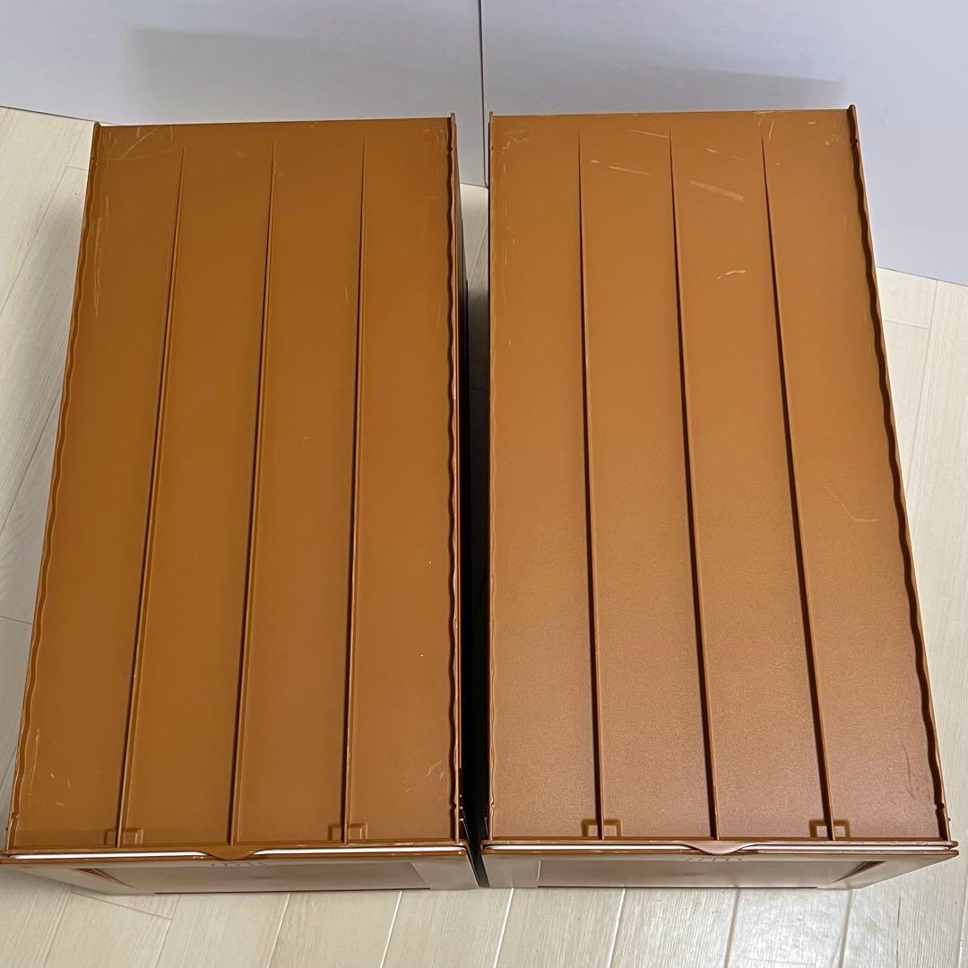 タッパーウェア スーパーチェスト セピア 2個セット