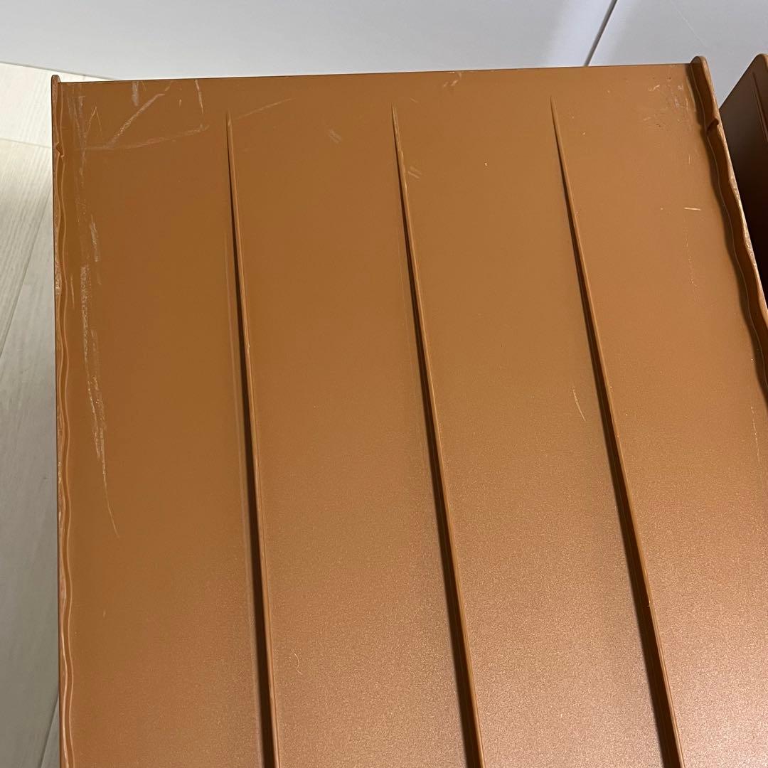 タッパーウェア スーパーチェスト セピア 2個セット