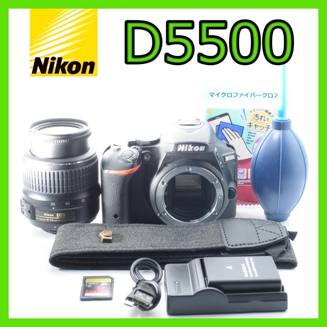 写真をその場で共有❤️Nikon D5500✨Wi-Fi搭載✨️届いてすぐ使える