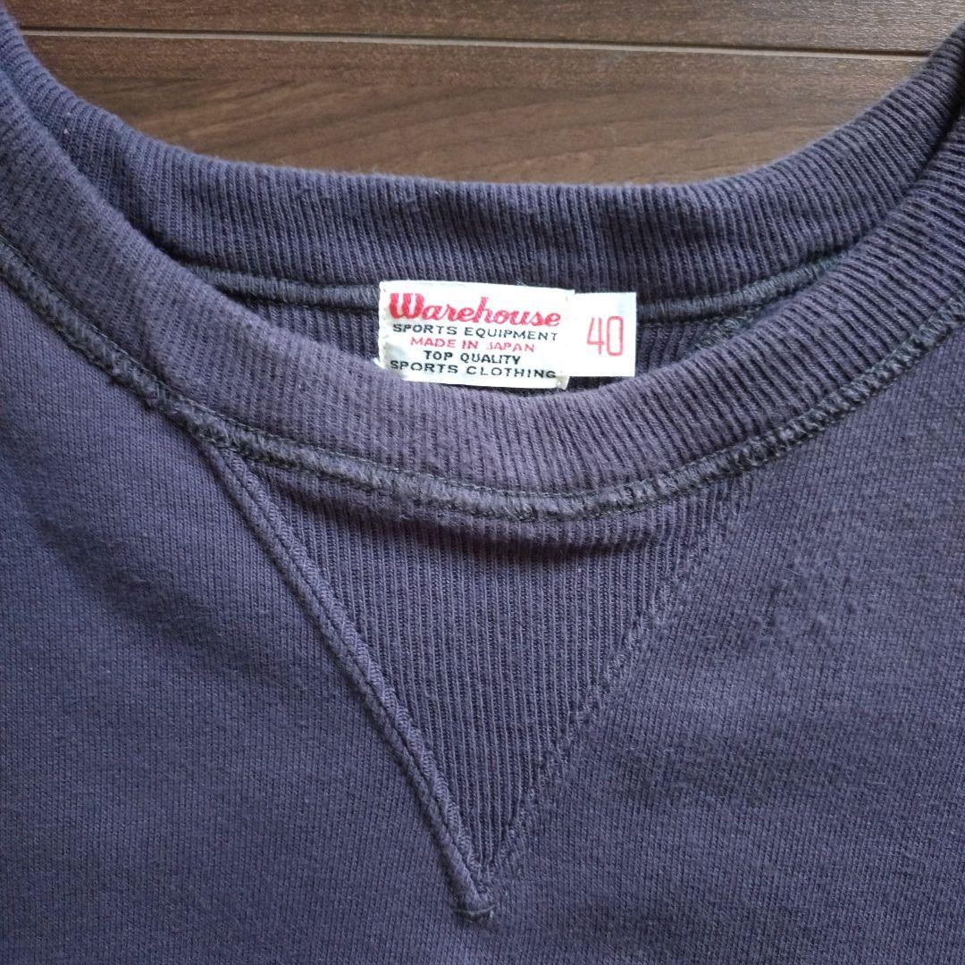 Warehouse 両Vガゼット スウェット 40