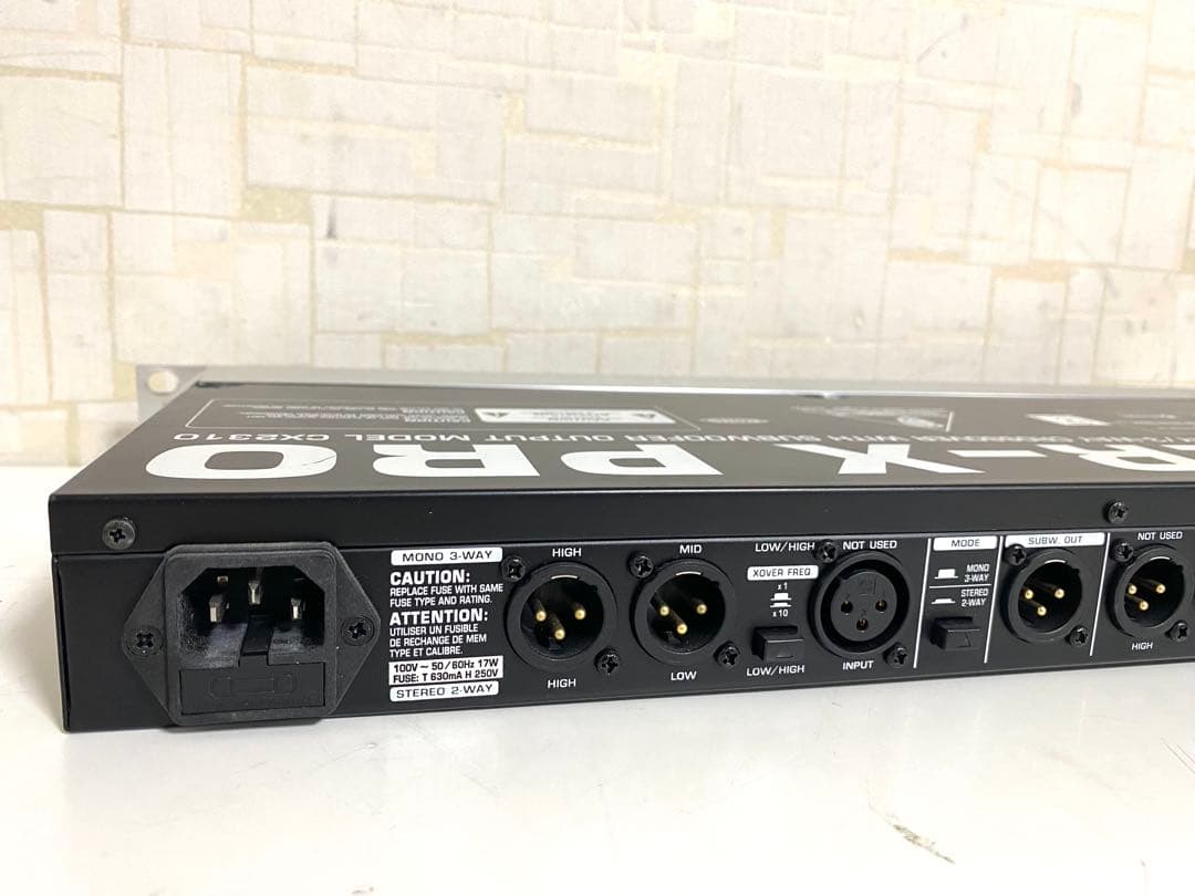 BEHRINGER SUPER-X PRO CX2310 チャンネルディバイダー