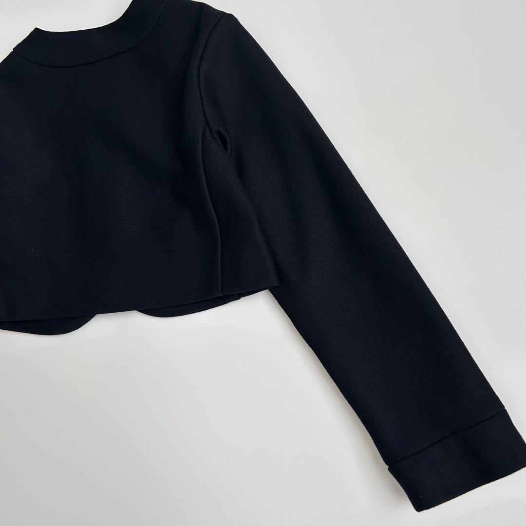 一回のみ使用ケイトスペードセレモニー用カーディガントドラーボレロジャケット130