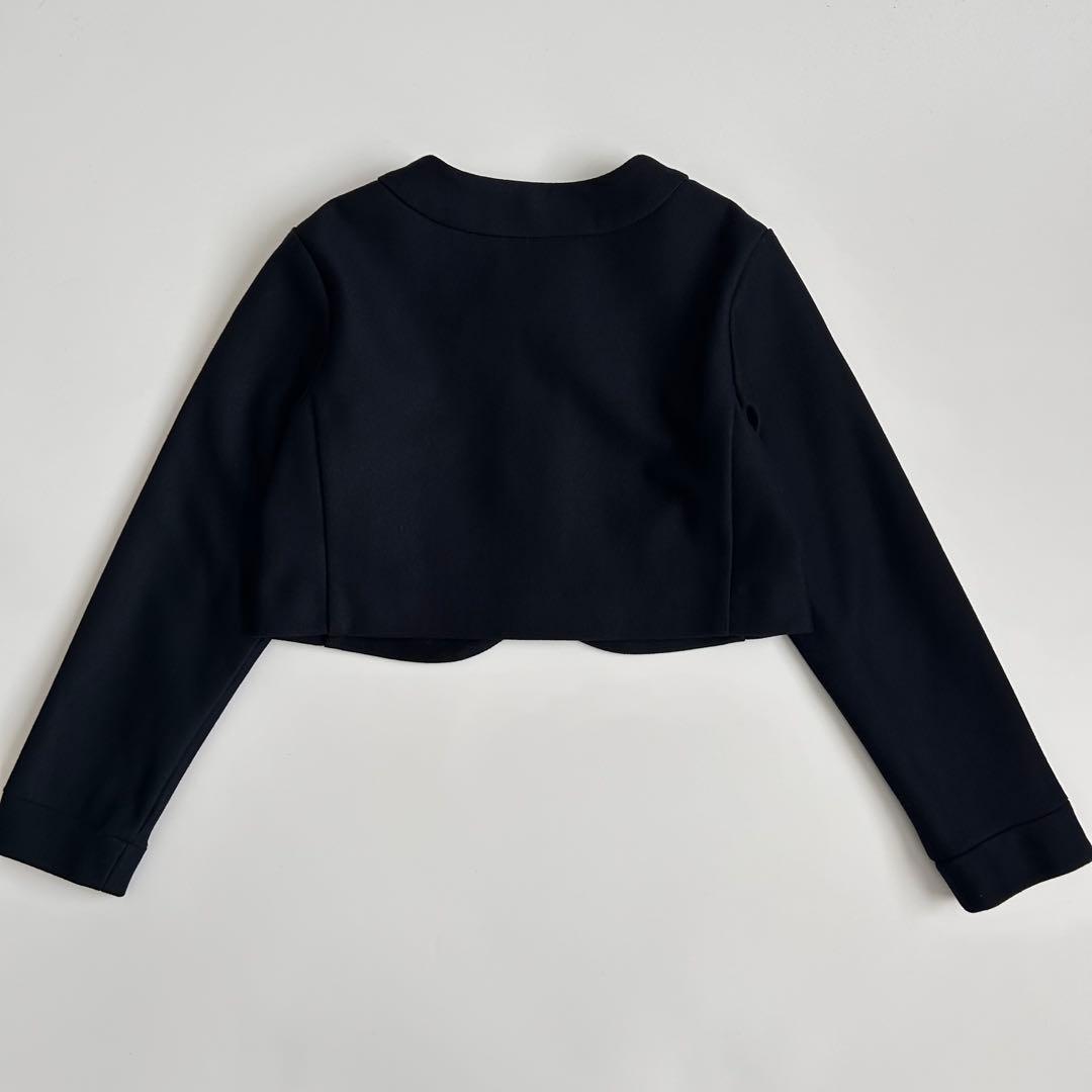 一回のみ使用ケイトスペードセレモニー用カーディガントドラーボレロジャケット130