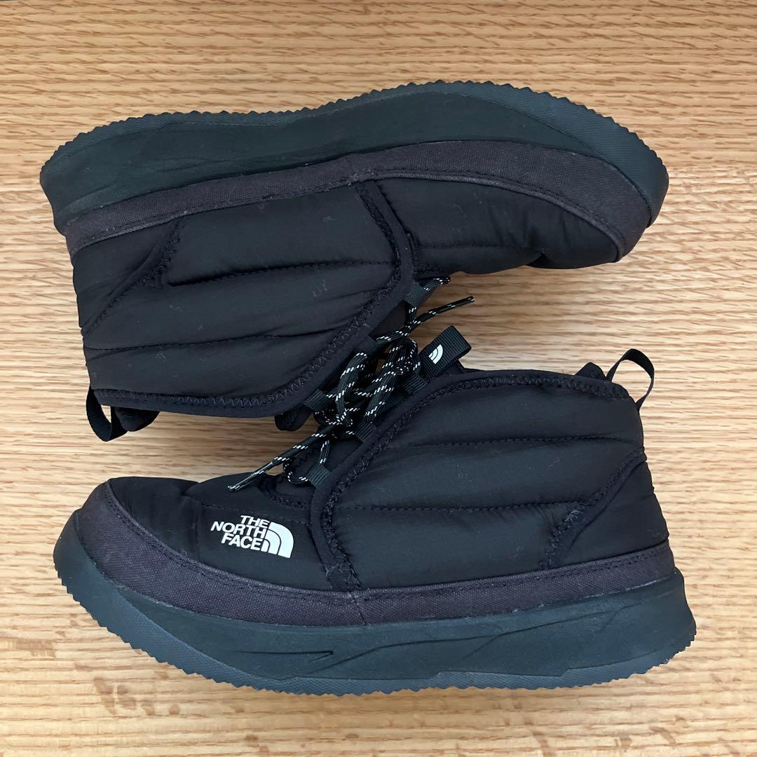 未使用級★ 25cm ノース・フェイス ヌプシ チャッカ ブーツ　ブラック