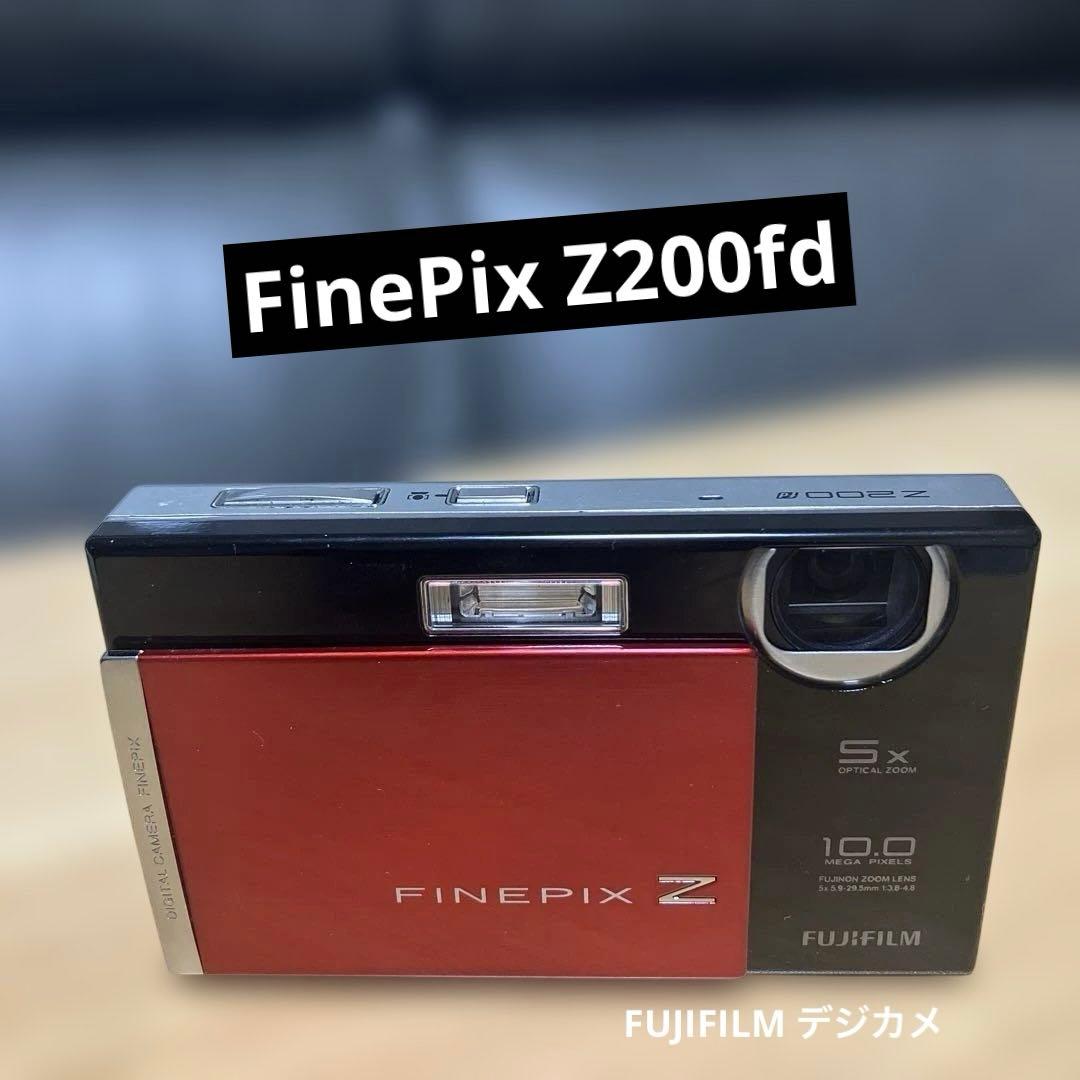FUJIFILM 富士フイルム FinePix Z200fd レッド ブラック