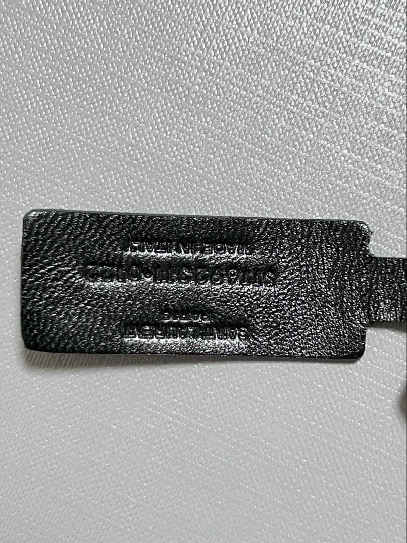 SAINT LAURENT ウッドスケートボードキーホルダー