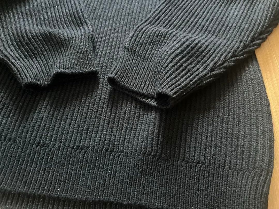 Supreme☆ブラック☆Small Box Polo Sweater