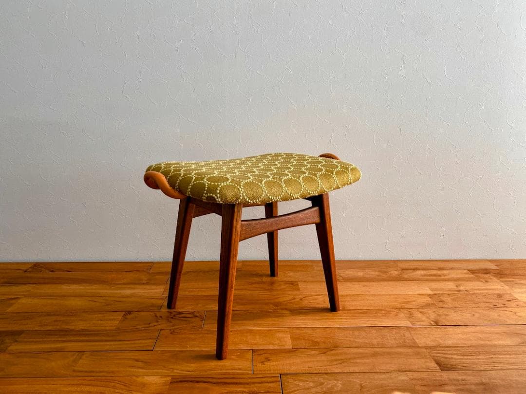 L‘ecume 　ヴィンテージ チーク スツール 仕上済