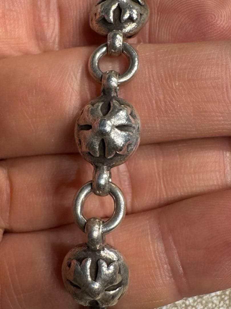 クロムハーツ 2クリップロング#2クロスボール ウォレットチェーン