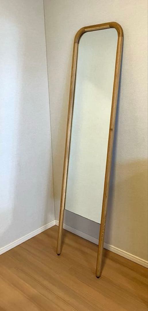 【関家具】スーク スタンドミラー 幅40cm オーク