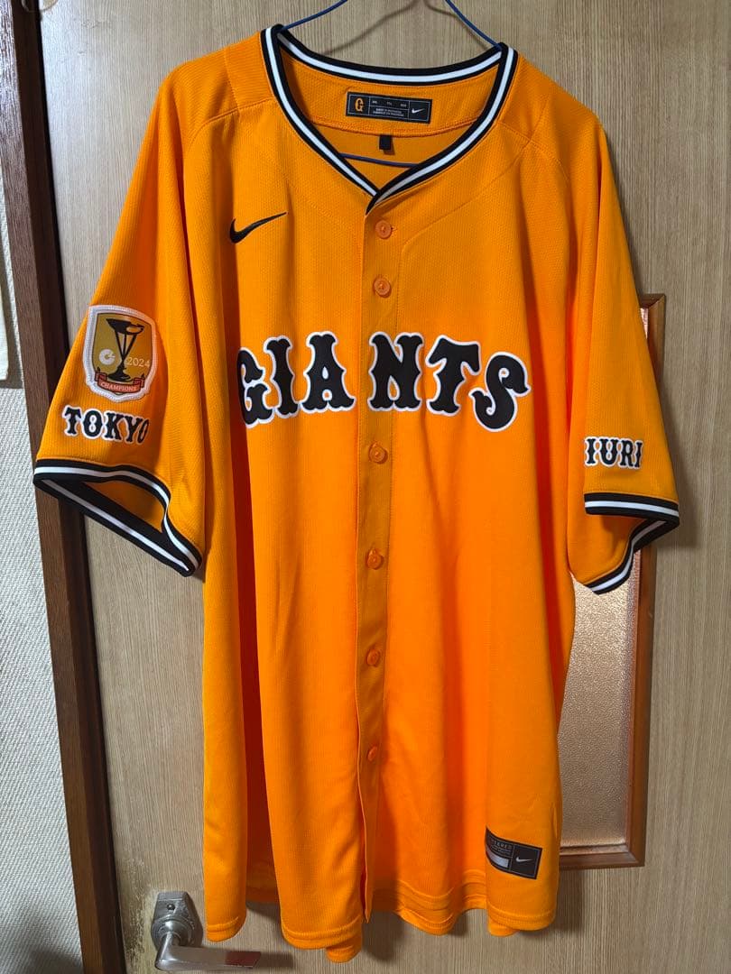 読売ジャイアンツ2025橙魂レプリカユニホーム4thユニ背番号なしSize2XL