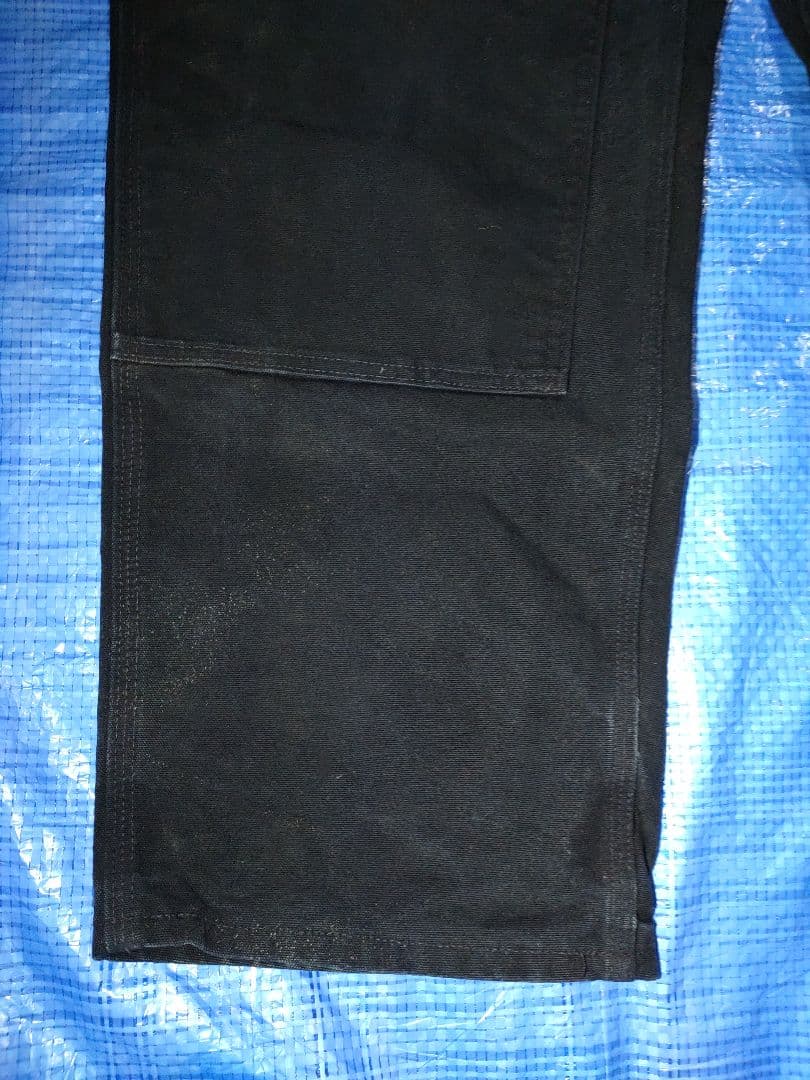 Carhartt ダブルニー w38×L30 USA製 ブラック ペインター