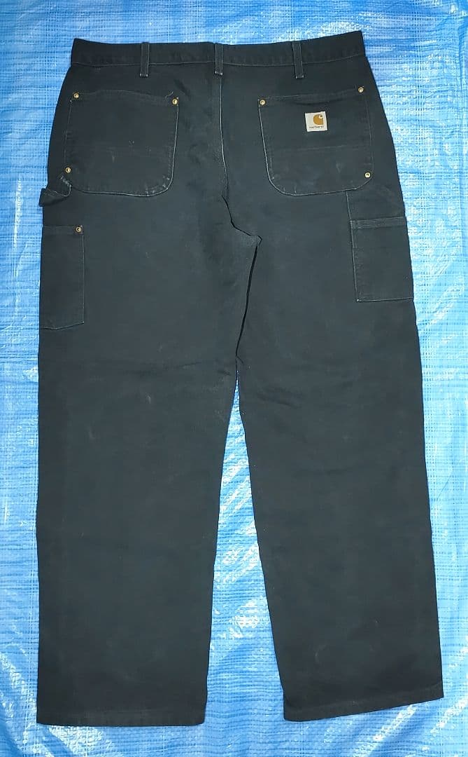 Carhartt ダブルニー w38×L30 USA製 ブラック ペインター