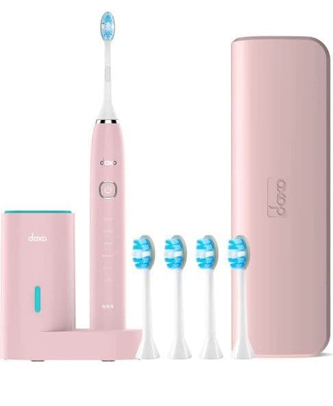 ⭐ 電動歯ブラシ 音波ハブラシ 6種類のモード  替えブラシ4本⭐