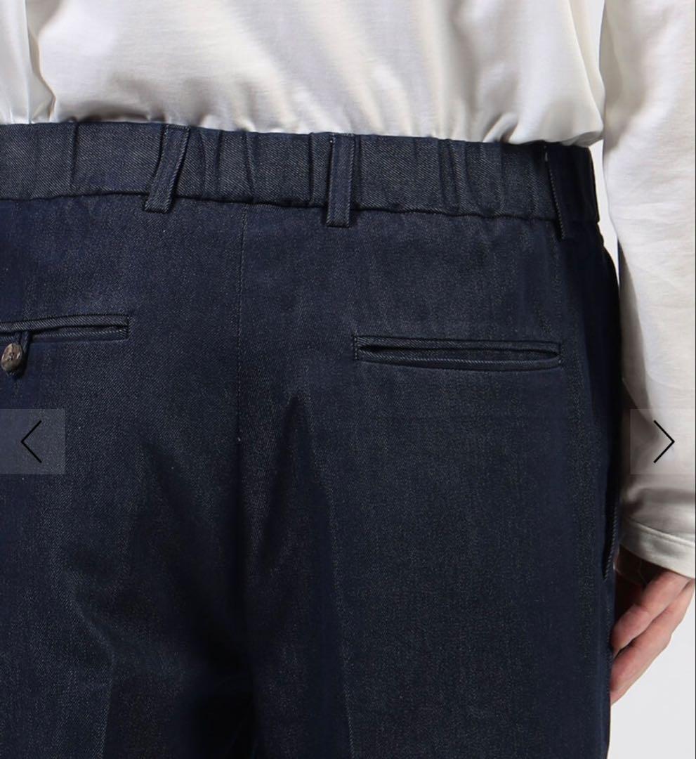 【新品】CABaN シーアイランドデニムシャーリングパンツ デニムスラックス L