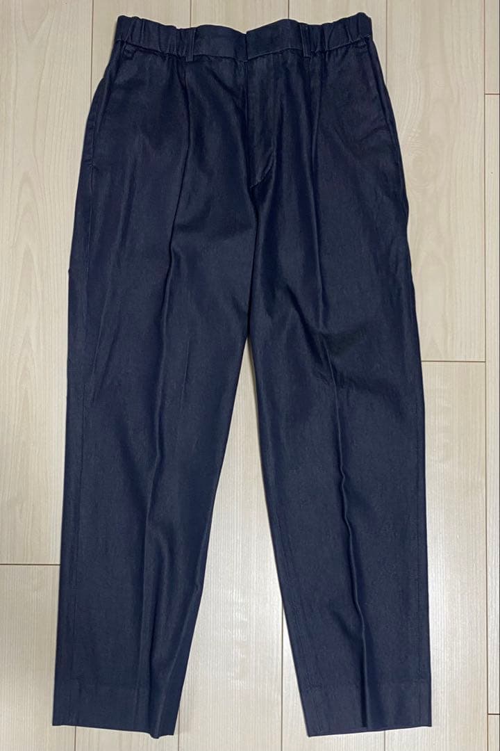 【新品】CABaN シーアイランドデニムシャーリングパンツ デニムスラックス L