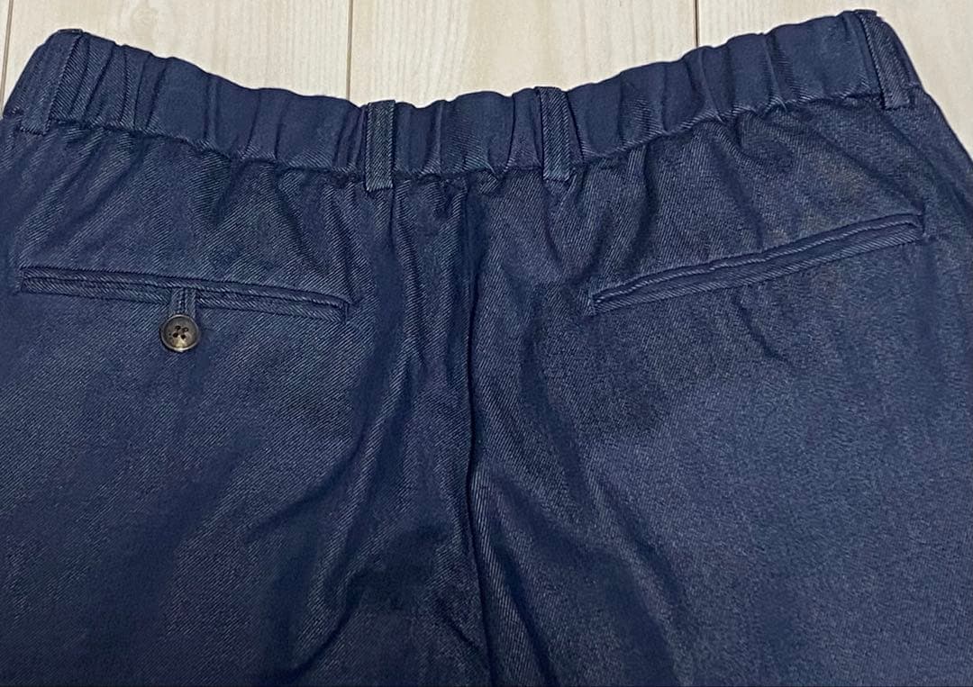 【新品】CABaN シーアイランドデニムシャーリングパンツ デニムスラックス L