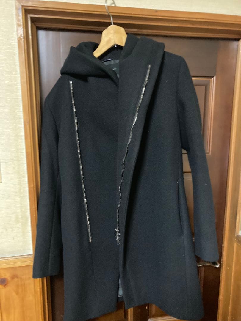 さ*ん様 junhashimoto ラップフードコート 黒 サイズ4（L）