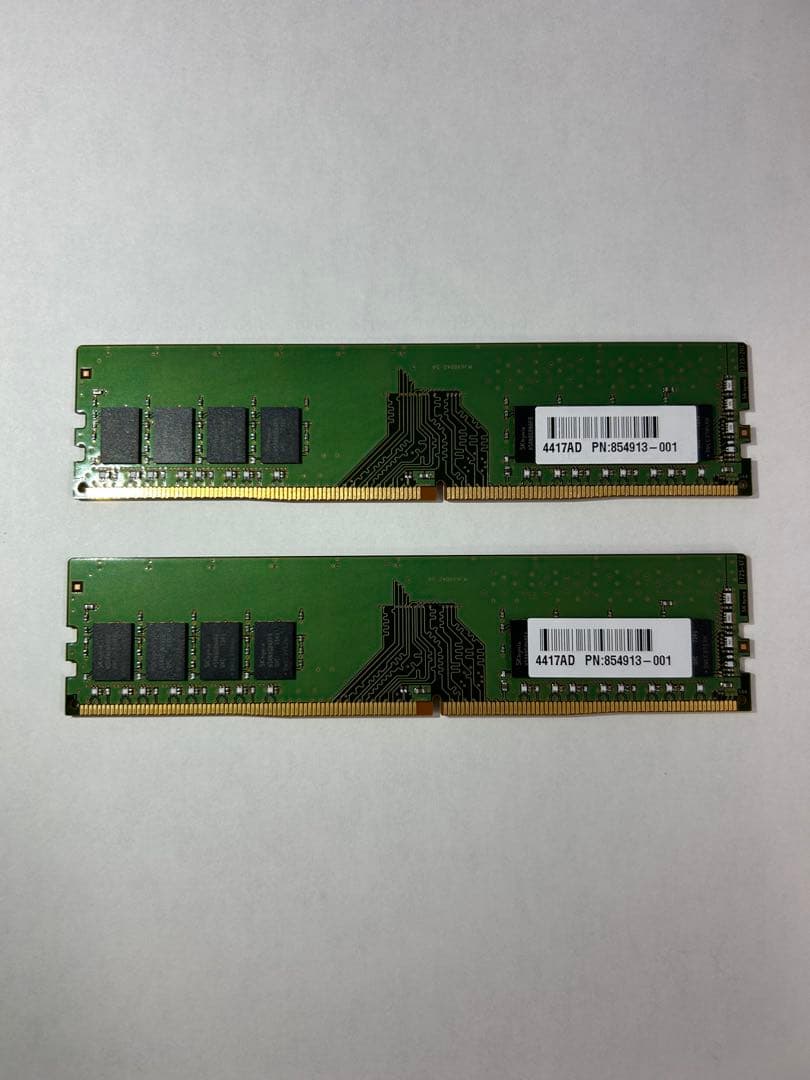 SKhynix 8GB DDR4 メモリー2枚セット　動作確認済