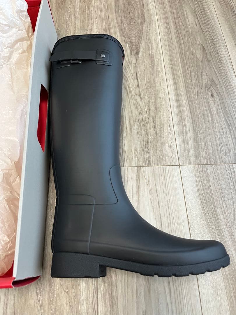 Hunter ハンター レディース ロングレインブーツ- ブラック