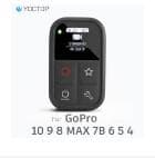 Gopro  10 9 8 max 7 6 5用リモコン付き,防水