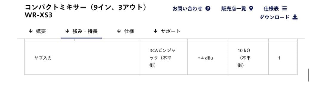 Panasonic コンパクトミキサー　WR-XS3 /新品未開封