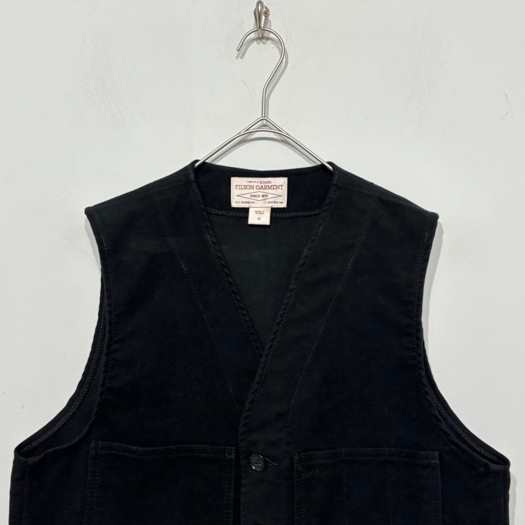 FILSON モールスキン ベスト ワーク ハンティング 42 XL マッキーノ