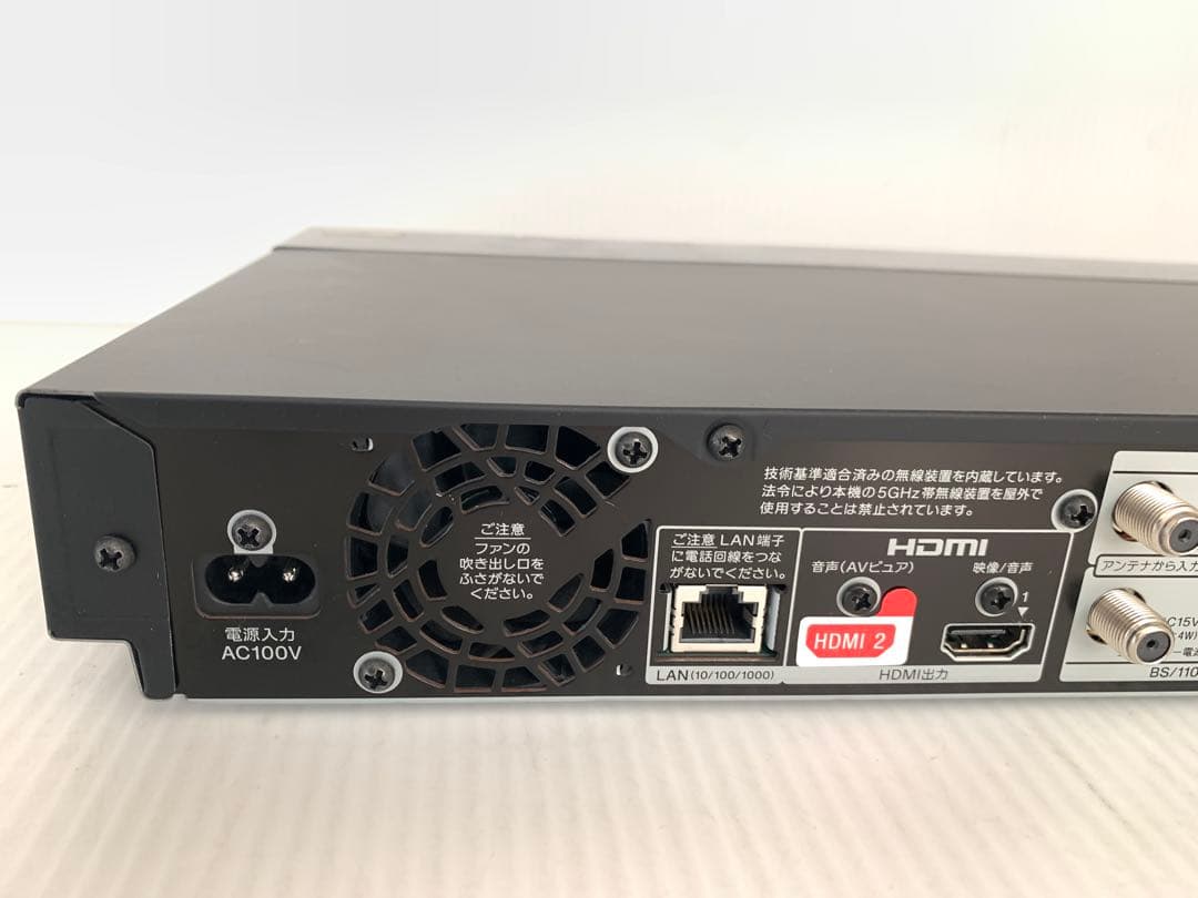 ソニー　BDレコーダー　ブルーレイ/DVD 21年製　中古　M70828-12