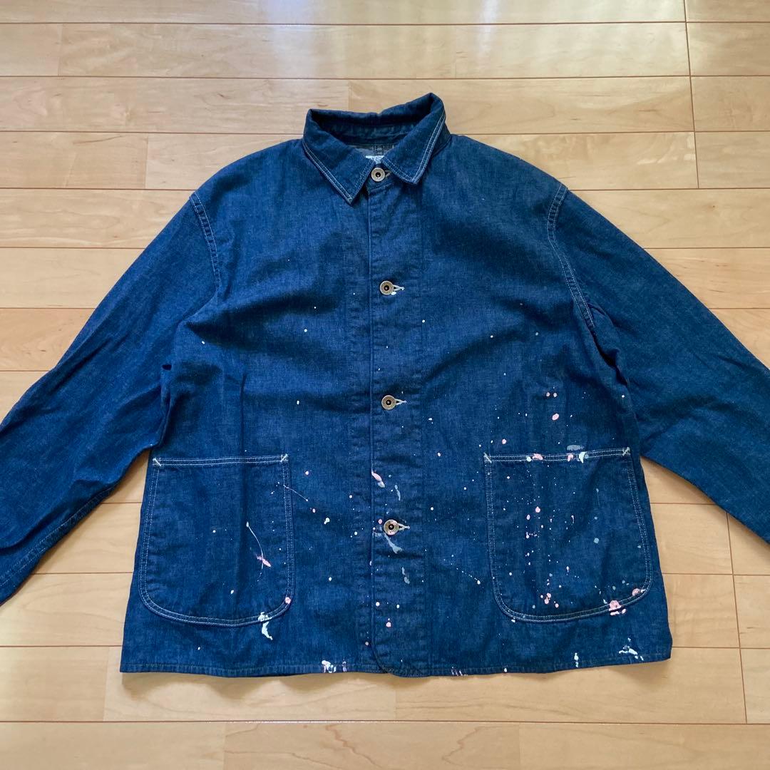 オアスロウ カバーオール ペンキ加工