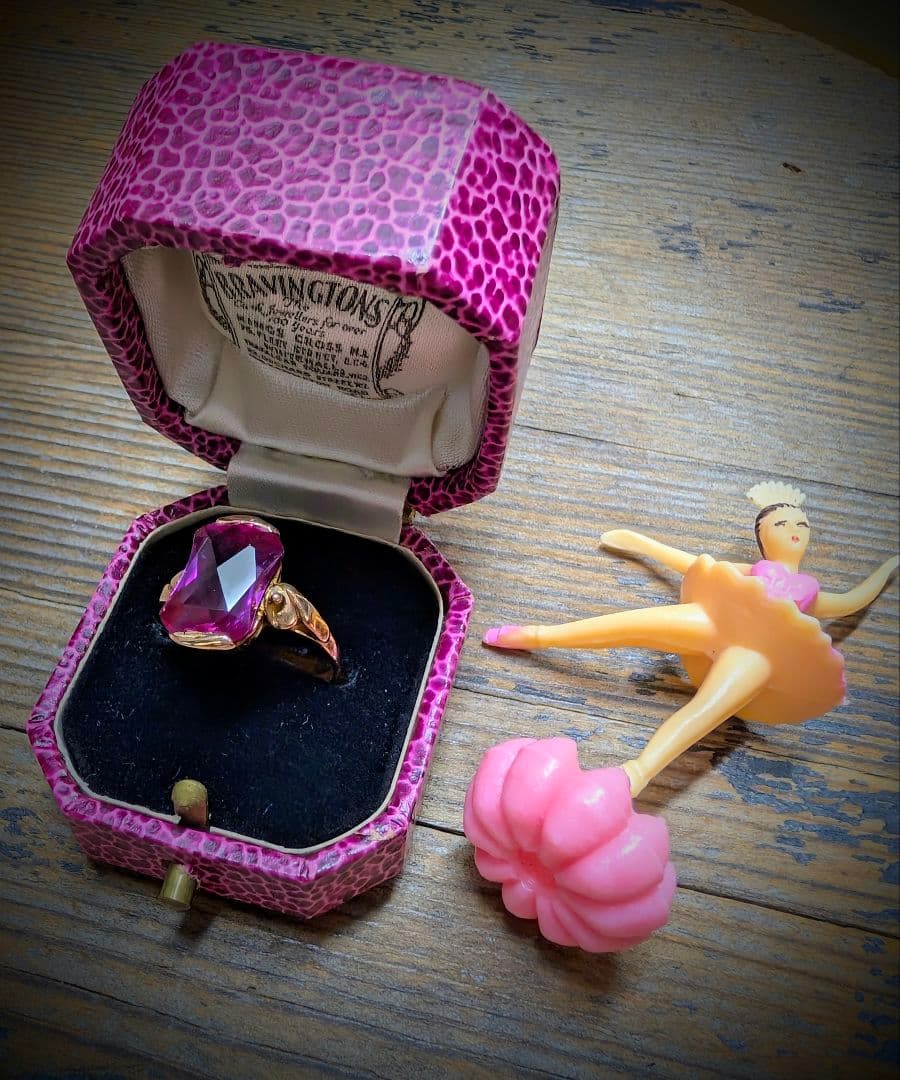 超メルカリ市限定✨️レア✨英国アンティーク リングケース