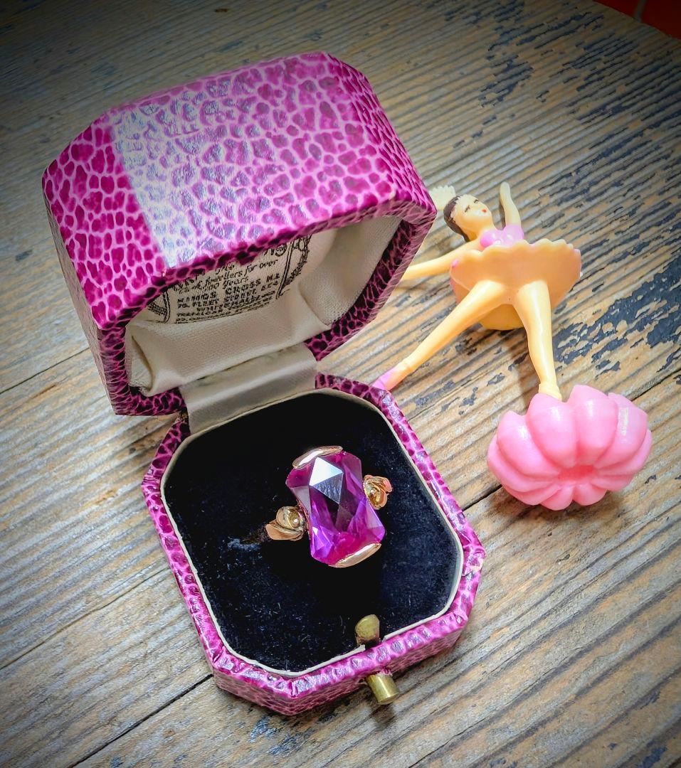 超メルカリ市限定✨️レア✨英国アンティーク リングケース