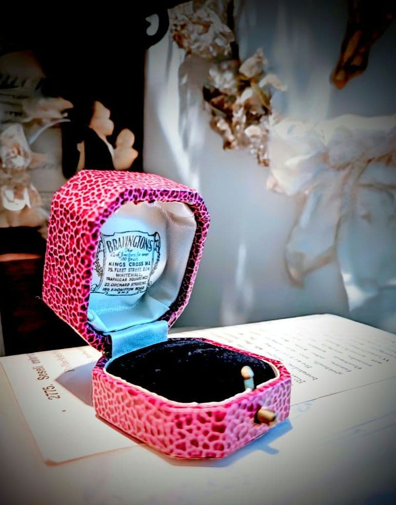 超メルカリ市限定✨️レア✨英国アンティーク リングケース