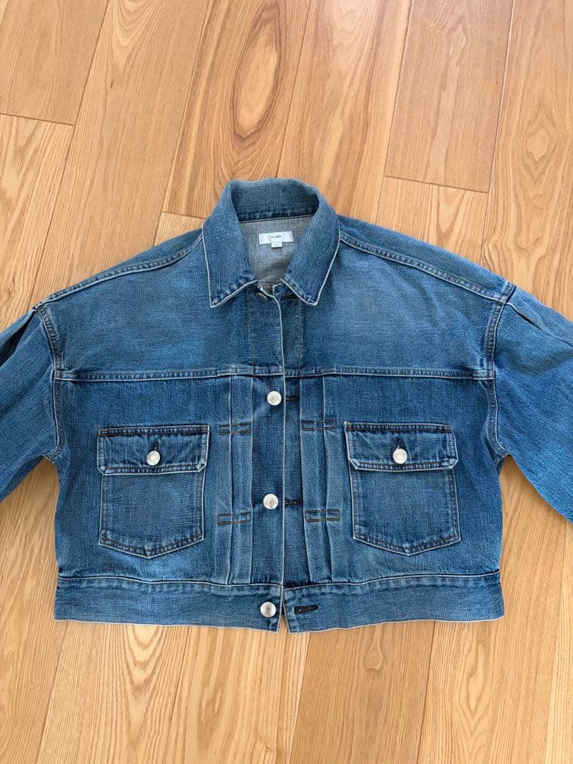 ジャケット・アウター HYKE BALLOON SLEEVE DENIM JACKE