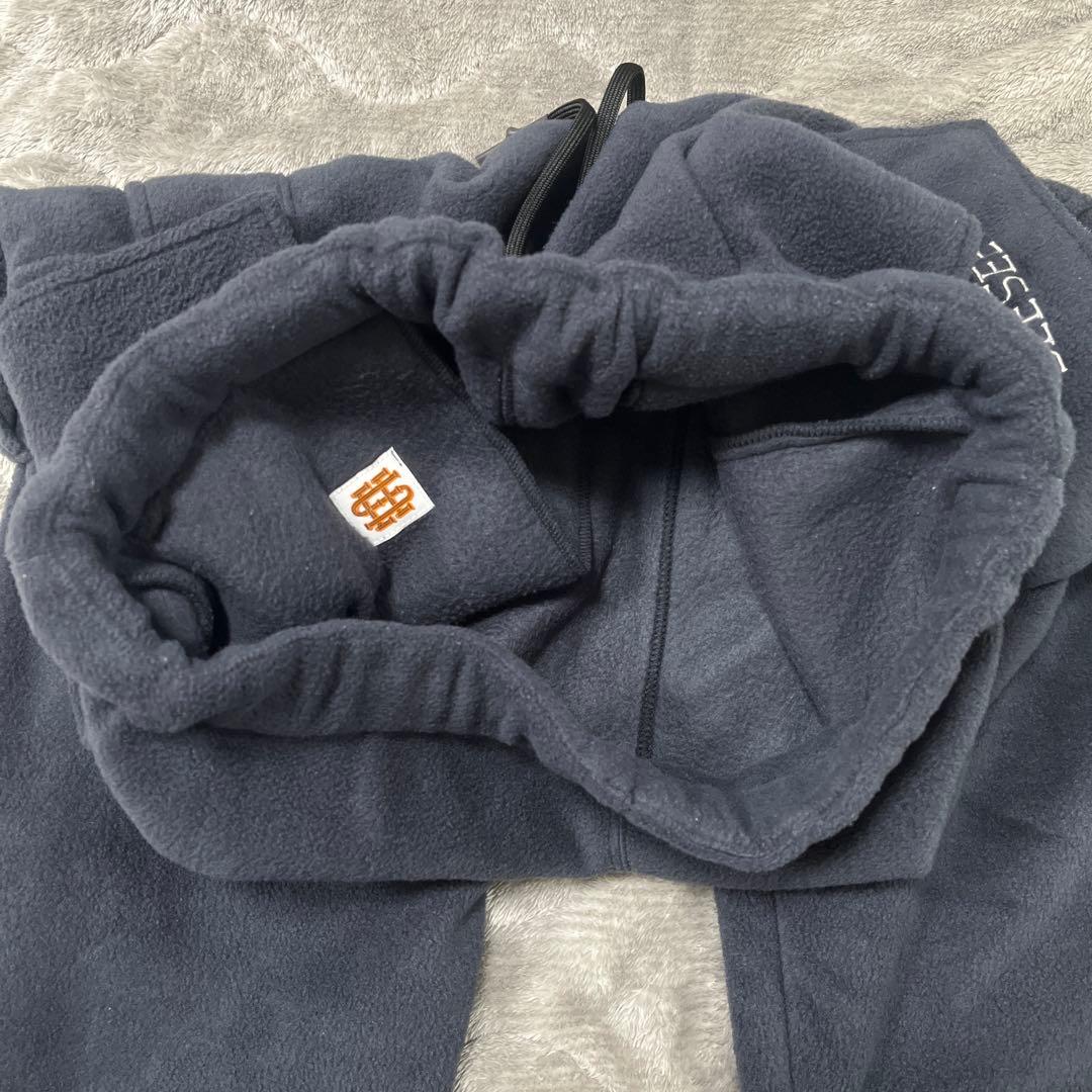 seesee フリースパンツ ネイビー M カーゴパンツ フリース